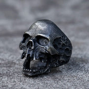 2022 NEW Men’s 316L stainless-steel rings Large fierce Skull Vintage ring for teens gothic punk Biker Jewelry Gift