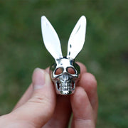 2022 NEW Men’s 316L stainless steel rings unique Halloween Gothic Funny Skull Rabbit ring Punk Jewelry Gifts free