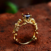 Beier 2022 New Creative Design Skull Skeleton With Colorful Zircon Stones Men’s Women’s Ring Size 6 Punk Hip Hop