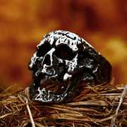 BEIER new store 316L Stainless Steel Skull ring top quality products Man’s Vampire Fashion Rock Punk Jewelry BR8-149