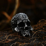 BEIER new store 316L Stainless Steel Skull ring top quality products Man’s Vampire Fashion Rock Punk Jewelry BR8-149