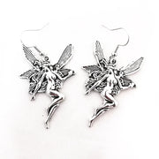 Big Hanging Earrings Vintage Women’s Fairy Wings Grunge Ladies Anime Jewelry Y2k Aesthetic Accessories Goth Gothic