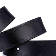 BOKADIAO Hot Women’s Genuine Leather Belt Punk Luxury Brand Designer Belts for Women High Quality Casual Female Jeans