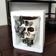 Butterfly Skull Decor – Unique Halloween and Spooky Home Decoration - 1 - Desktop decorations