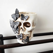 Butterfly Skull Decor – Unique Halloween and Spooky Home Decoration - 1 - Desktop decorations