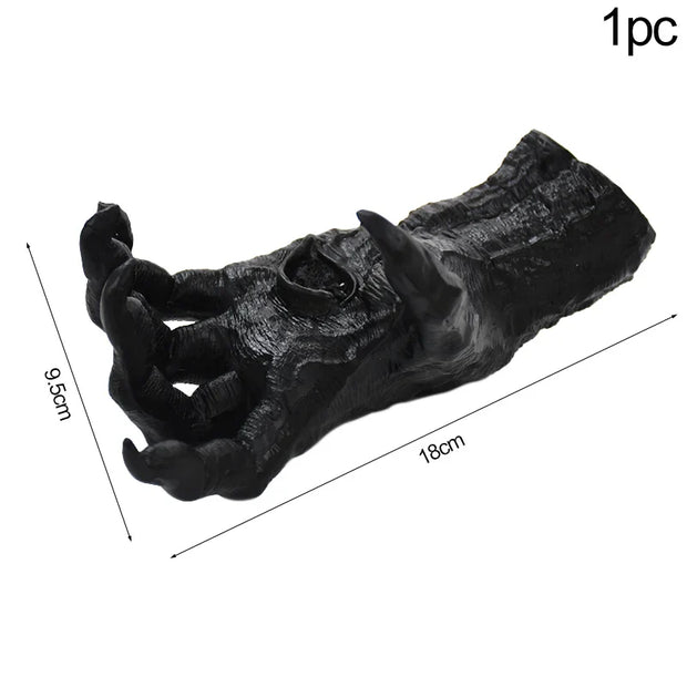 Clawed Demon Hand Wall Hook – Sinister Gothic Wall Decor for Dark Interiors - 1pc - wall decorations