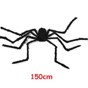 Creepy Crawling Giant Spider – Haunting Halloween Decor for Spine-Chilling Ambience - 150 CM - wall decorations