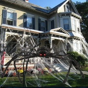 Creepy Crawling Giant Spider – Haunting Halloween Decor for Spine-Chilling Ambience - wall decorations