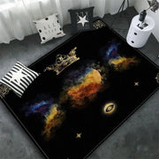 Crescent Skull Moon Rug – Gothic Dark-Themed Floor Decor for Unique Interiors - 14 / 40x60cm - Carpets & Tapestries