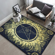 Crescent Skull Moon Rug – Gothic Dark-Themed Floor Decor for Unique Interiors - 12 / 40x60cm - Carpets & Tapestries