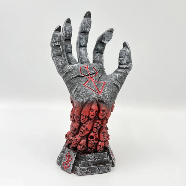 Dark Magic Skull Hand Statue – Gothic Occult Decorative Sculpture - Only hand - Desktop decorations