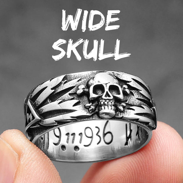 Domineering Skull Devil Men Rings Stainless Steel Women Jewelry Retro Punk New In Rock Gothic Fashion Accessories Gift