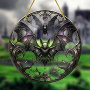 Elegant Gothic Bat Design Wall Ornament – Mystical Decor for Home or Garden - wall decorations