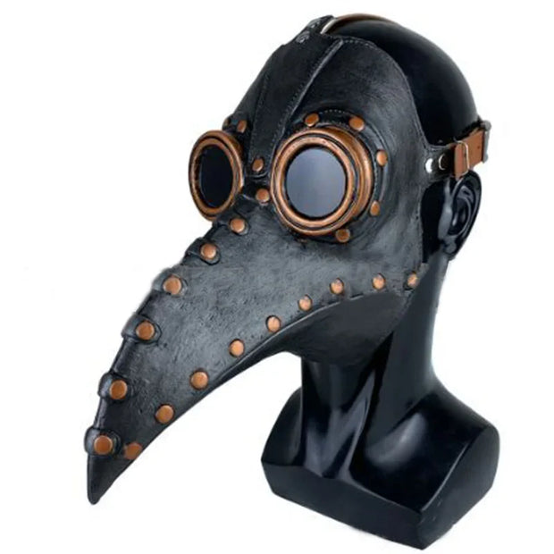 Elegant Skull Mask with Top Hat – Ultimate Halloween Costume for Dapper Skeleton Look - Beak 1 - apparel