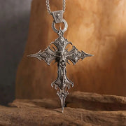 Exquisite Gothic Cross Pendant – Intricate Design for Gothic and Spiritual Fashion - pendant