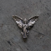 Fashion Silver Color Wings Angel Pendant Necklace for Men Women’s Goth Punk Long Chain Neck Hip Hop Jewelry Party