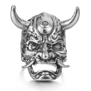 Full Body Skeleton Skull Ring Men and Women Hip Hop Rock Dark Hug Open Ring Demon Punk Gothic Biker Jewelry Halloween