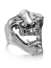 Full Body Skeleton Skull Ring Men and Women Hip Hop Rock Dark Hug Open Ring Demon Punk Gothic Biker Jewelry Halloween