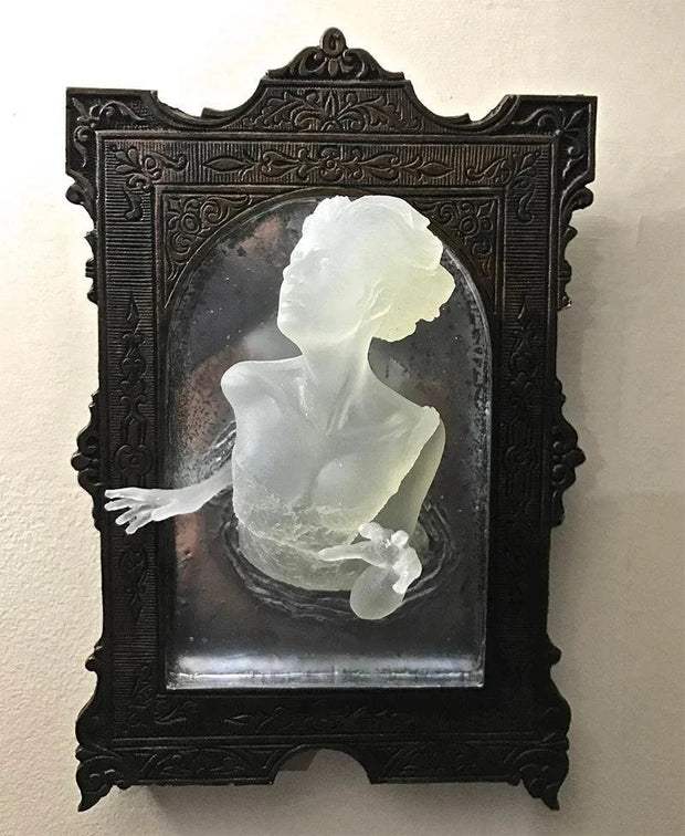 Ghostly Hand Emerging Mirror – Enchanting Gothic Wall Decor for Dark Fantasy Homes - goddess - wall decorations