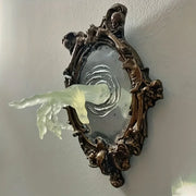 Ghostly Hand Emerging Mirror – Enchanting Gothic Wall Decor for Dark Fantasy Homes - wall decorations