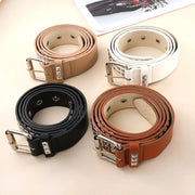 Goth Punk Style Belts For Women Vintage Rivet PU Leather Waist strap For Jeans Belts Pin Buckle Y2K Girls Fashion Belt