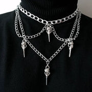 Goth Streetwear Necklaces Grunge Cross Pendants Women Men Neck Chain Indie Jewelry On The Neck 2021 E Girl Choker