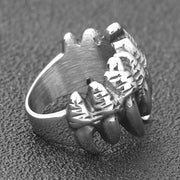 Gothic Beast Claw Ring – Silver Animal Claw Ring for Gothic and Alternative Fashion - ring