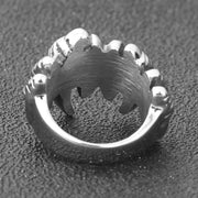 Gothic Beast Claw Ring – Silver Animal Claw Ring for Gothic and Alternative Fashion - ring