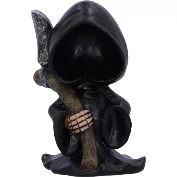 Gothic Grim Reaper Figurines – Mini Reaper Statue Set for Gothic and Halloween Decor - Scythe Ghost - Desktop