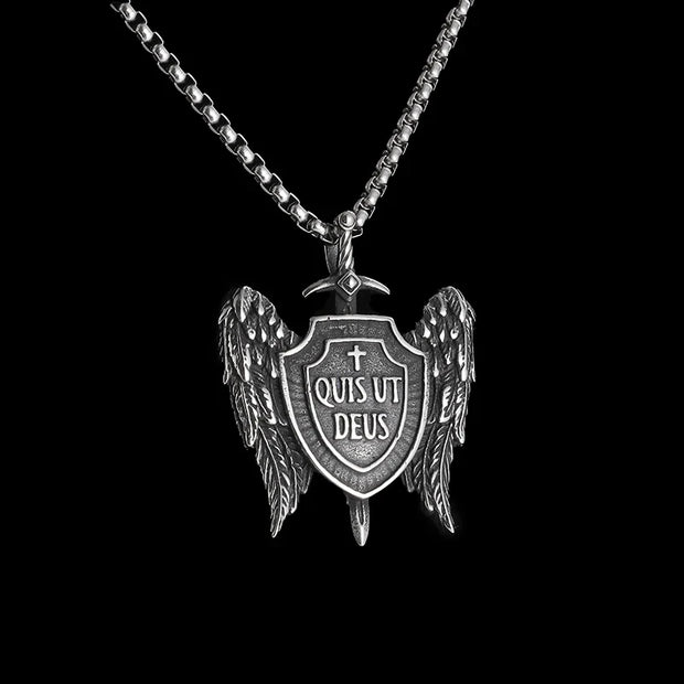 Gothic Skeleton Necklace – Dark Fantasy Pendant for Alternative Fashion - AL20215-Silver - pendant