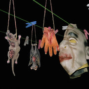 Gruesome Horror Prop Garland – Severed Hands Feet Rats and Fingers for Halloween Deco - Desktop decorations