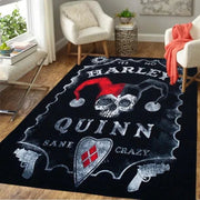 Harley Quinn Skull Area Rug - Gothic & Punk Style Living Room Carpet - 01 / 50x80cm 20x31inch - Carpets & Tapestries