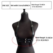 Harness Women Bra Sexy Garters Leather Body Bondage Cage Suspenders Harness Bdsm Waist Belt Straps Goth Sword Belt