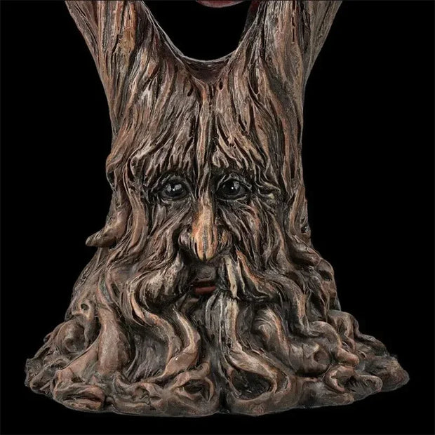 Heart of the Forest Sculpture – Intricate Gothic Heart Decor for Dark Fantasy and Horror Lovers - A / 18cm - Desktop