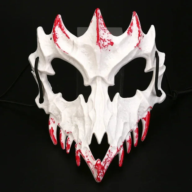 Horror Beast Masks – Terrifying Animal and Demon-Inspired Halloween Costume Accessories - White-E - apparel