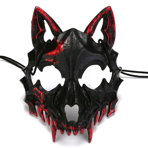 Horror Beast Masks – Terrifying Animal and Demon-Inspired Halloween Costume Accessories - Black-A - apparel