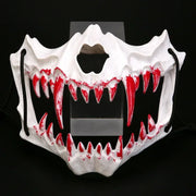 Horror Beast Masks – Terrifying Animal and Demon-Inspired Halloween Costume Accessories - White-D - apparel