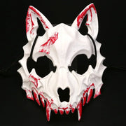 Horror Beast Masks – Terrifying Animal and Demon-Inspired Halloween Costume Accessories - White-A - apparel