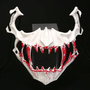 Horror Beast Masks – Terrifying Animal and Demon-Inspired Halloween Costume Accessories - White-C - apparel