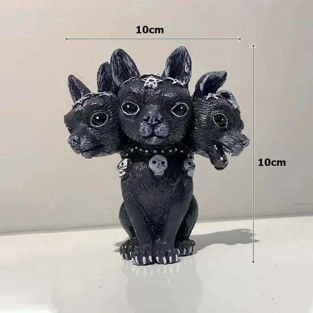 Mystical Baby Dragon Figurine – Gothic and Fantasy Decor with Pentagram and Intricate Detailing - G / CHINA - Desktop