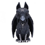 Mystical Baby Dragon Figurine – Gothic and Fantasy Decor with Pentagram and Intricate Detailing - H / CHINA - Desktop