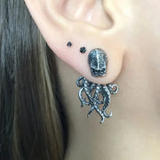 Octopus Gothic Earrings – Statement Sea Creature Ear Jewelry for Bold Fashion Lovers - Earring