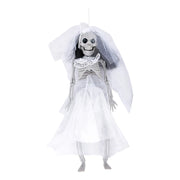 Skeleton Bride and Groom Décor – Spooky Gothic Wedding Couple for Halloween Decorations - Bride - Desktop decorations