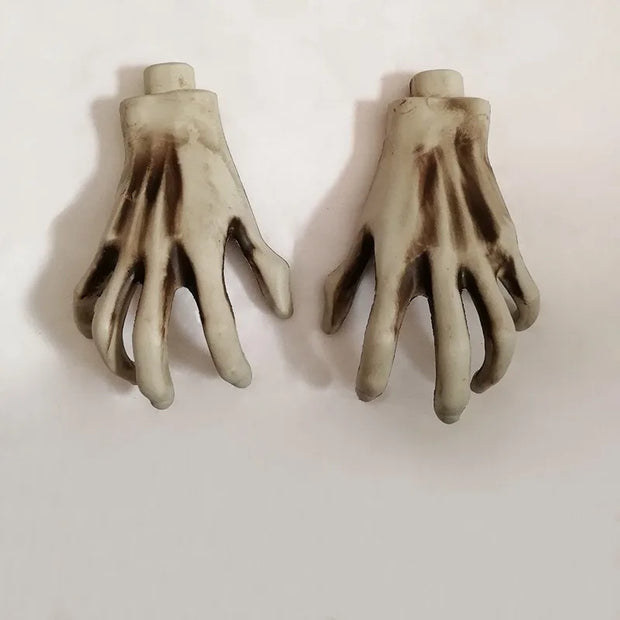 Skeleton Hand Prop Set – Perfect for Gothic Home Decor Halloween Decorations and Haunted House Props - 26x16cm ghost