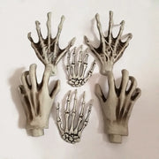 Skeleton Hand Prop Set – Perfect for Gothic Home Decor Halloween Decorations and Haunted House Props - Desktop