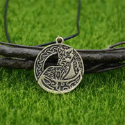 Slavic Fox Pendant Animal Viking Jewelry Necklace Men Accessories Goth Jewlery - Style 3 Bronze