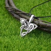 Slavic Fox Pendant Animal Viking Jewelry Necklace Men Accessories Goth Jewlery - Style 4 Silver