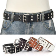 Star-Studded Leather Belts - Belts & Buckles