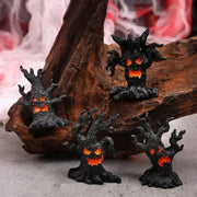 Terrifying Haunted Tree Set – Glow-in-the-Dark Halloween Decorations for Spooky Forest Scenes - Desktop decorations