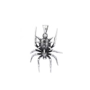 Unique Gothic Spider Jewelry Set – Edgy Arachnid Design Necklace and Earrings for Bold Fashion Statements - pendant